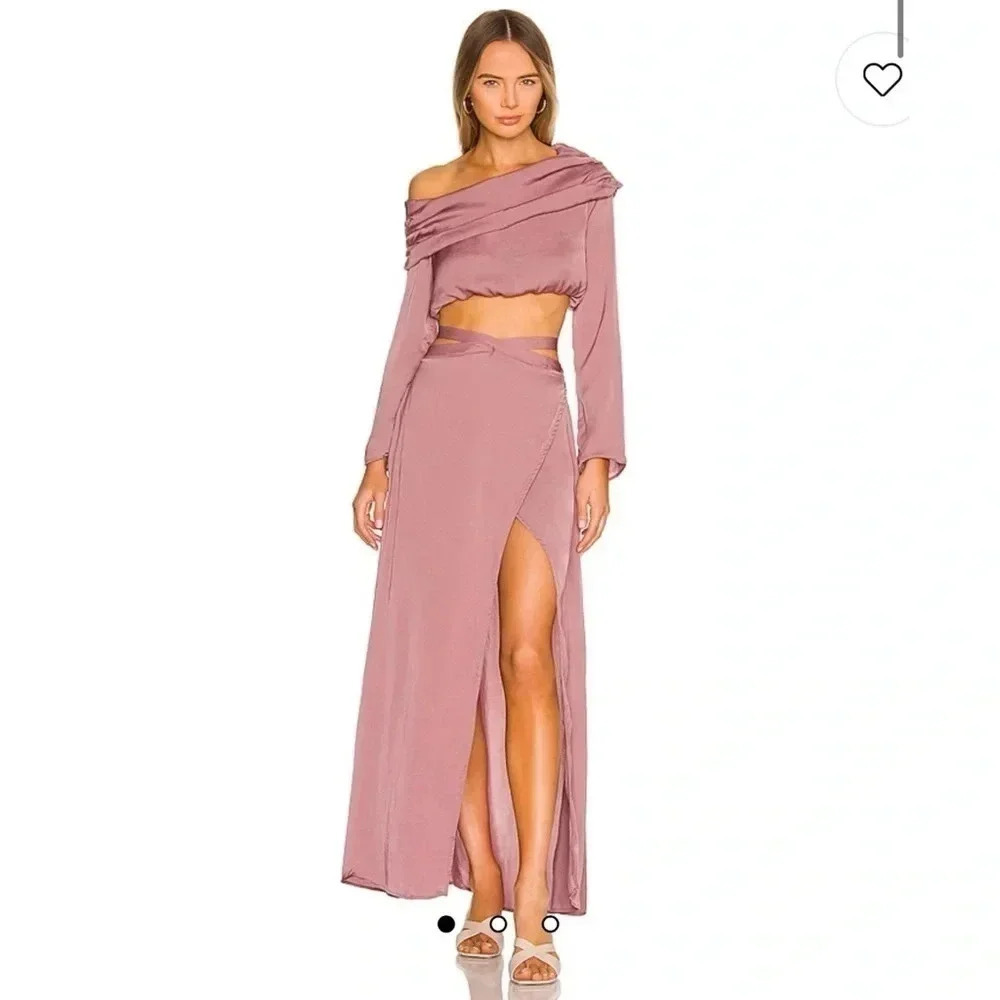 New Free People Revolve Ella Skirt Set Pink Size 0
